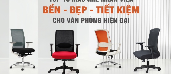 Top 9 Mẫu Ghế Nhân Viên Bền, Đẹp, Tiết Kiệm Cho Văn Phòng Hiện Đại